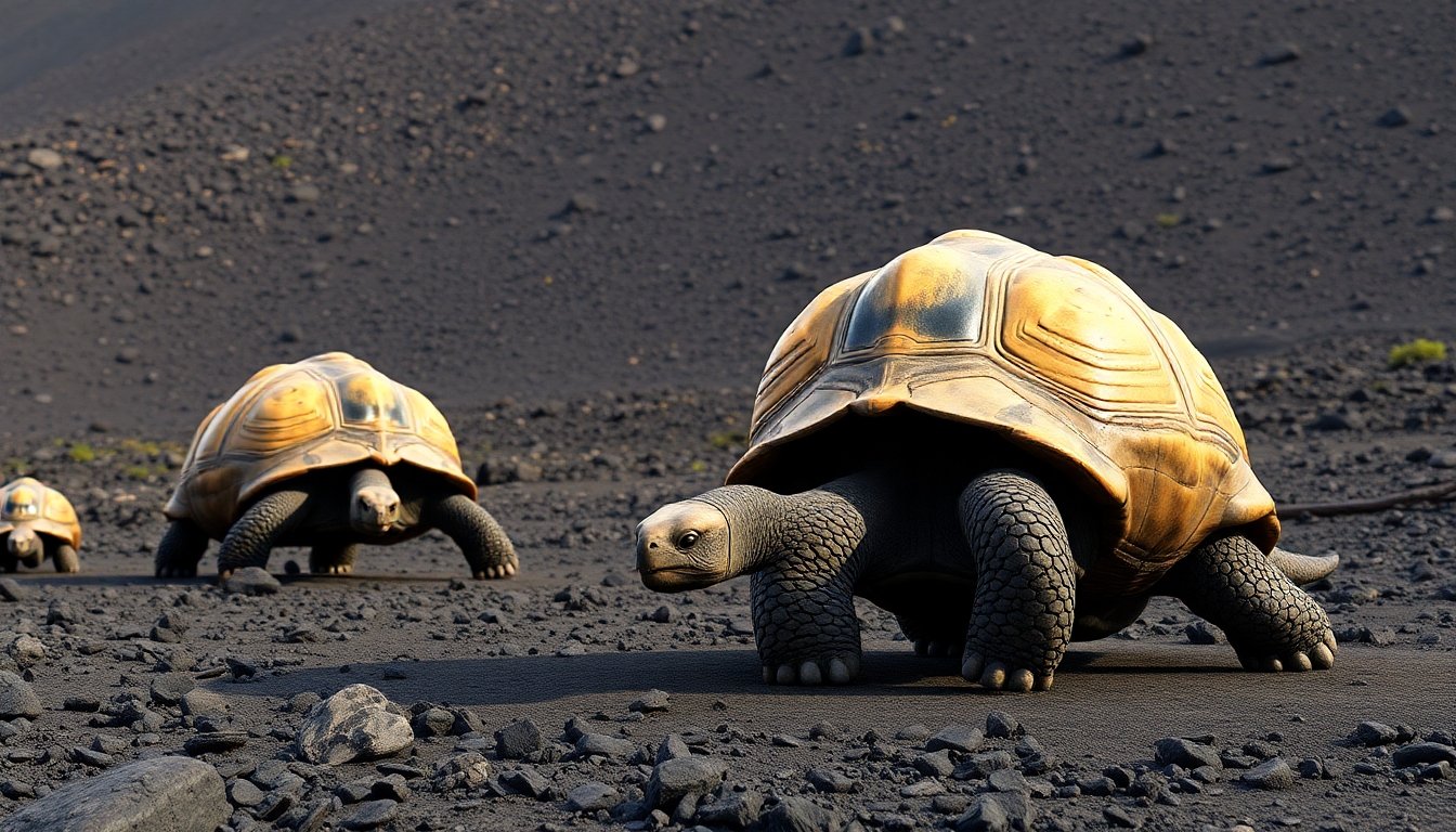 Tortugas gigantes de Galápagos