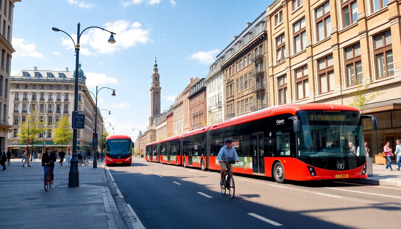 transporte sostenible en Bélgica