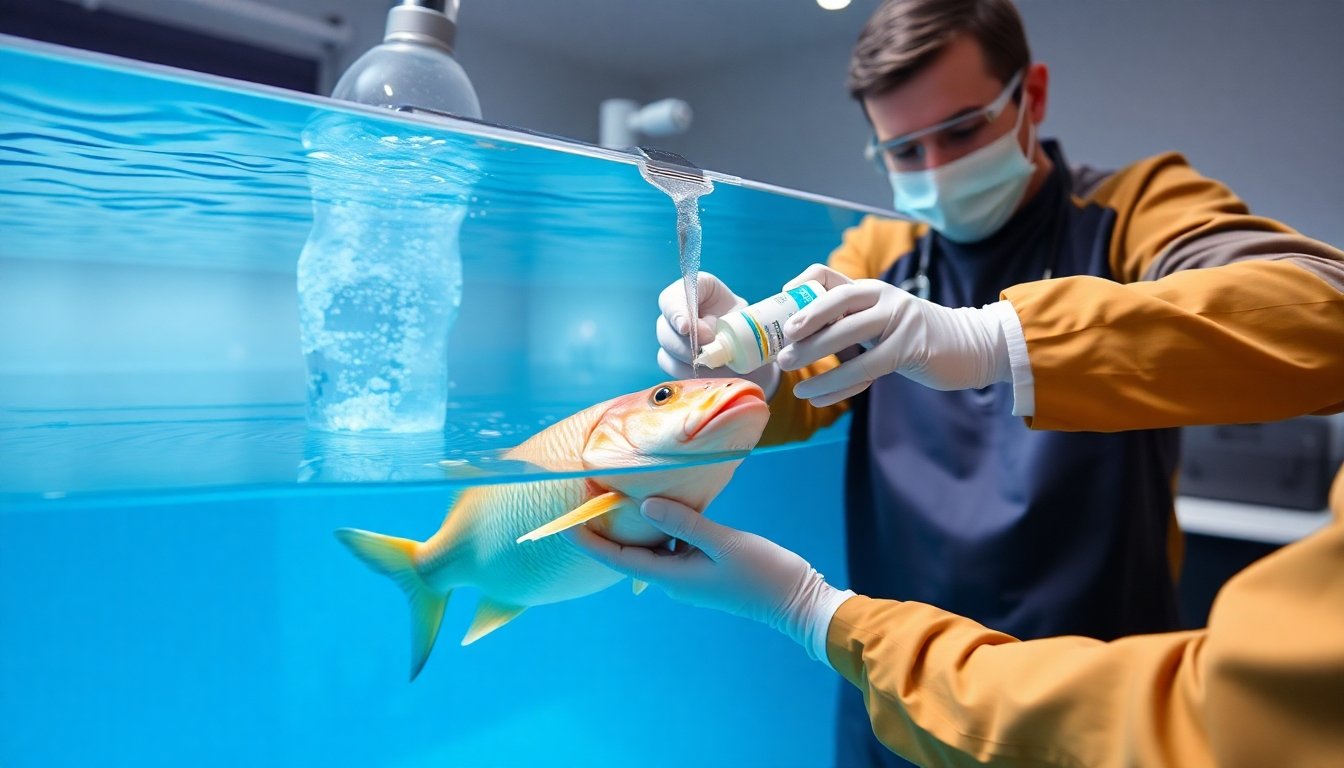 Tratamiento de enfermedades en peces óscar