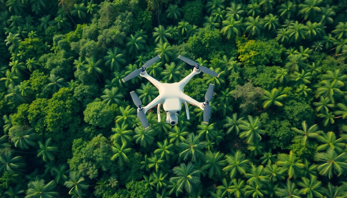 Uso de drones en la conservación de la biodiversidad terrestre