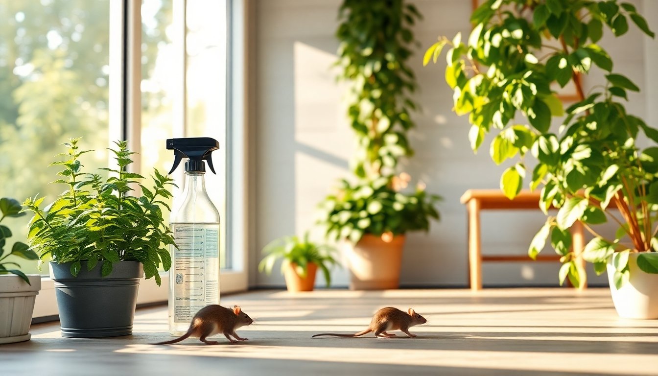 Uso de repelentes naturales para ratas