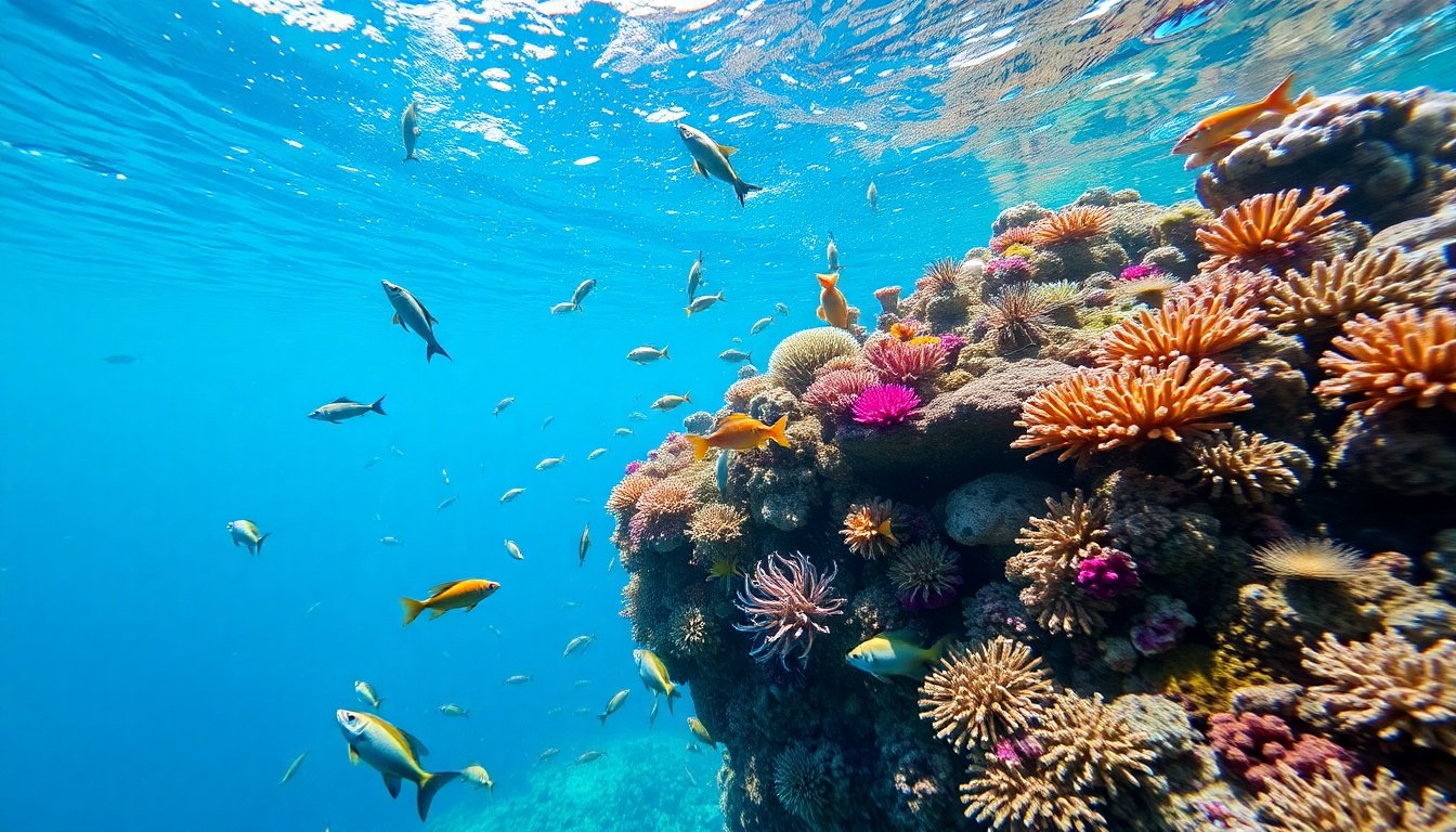 Vida marina en las reservas costeras de Mozambique