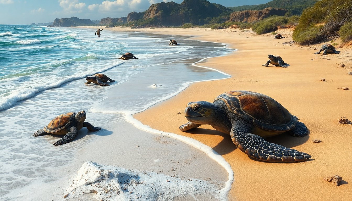 Volcanismo y cambio climático afectando hábitats de tortugas